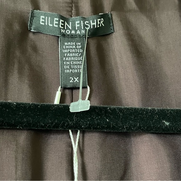 Eileen Fisher Burgundy Blazer NWT - Picture 5 of 15